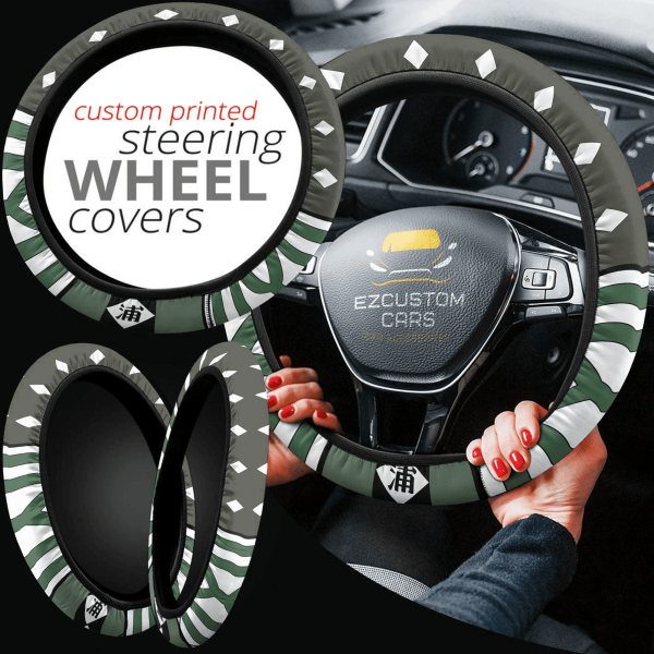 kisuke urahara anime steering wheel cover custom bleach anime car accessories fr06v