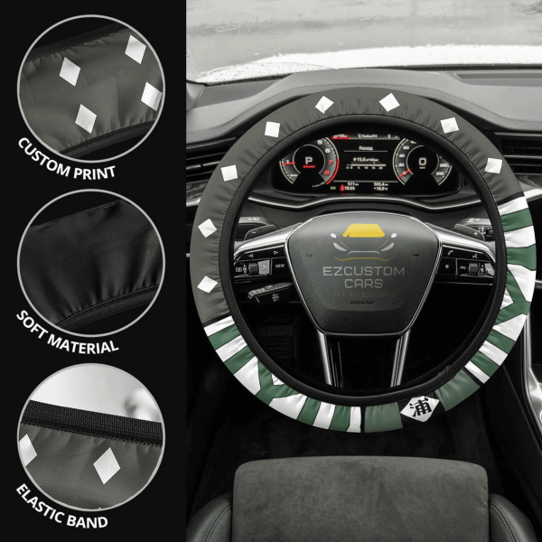 kisuke urahara anime steering wheel cover custom bleach anime car accessories rnh1r