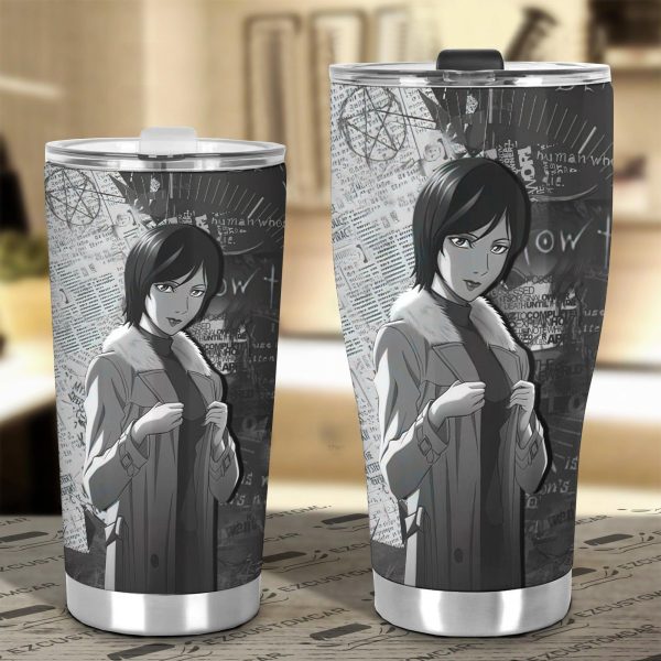 kiyomi takada car tumbler cup cutsom death note black white anime car accessories 7nu5n