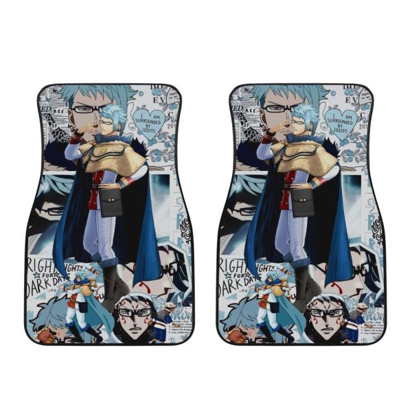 klaus black clover car floor mats w4wjb