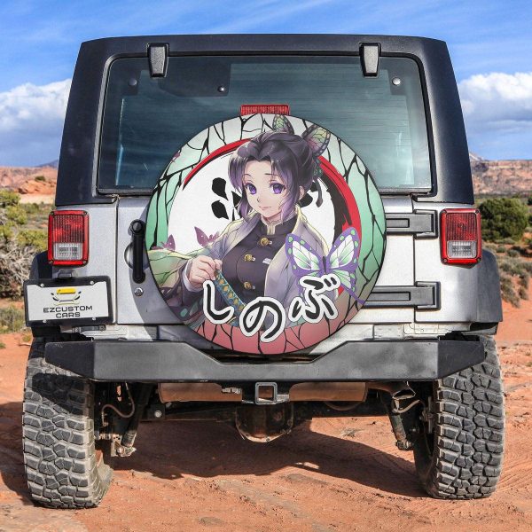 Kocho Shinobu Spare Tire Cover Custom Demon Slayer Anime Car Accessories