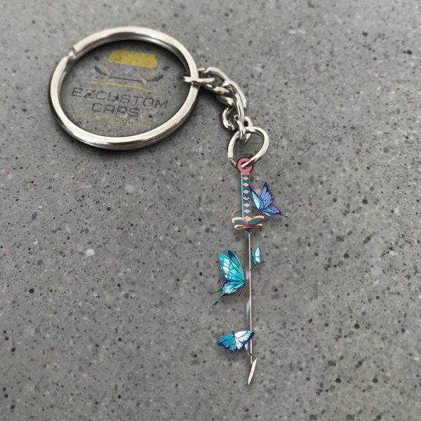 Kokushibo Sword Car Accessories Custom Anime Demon Slayer Keychains