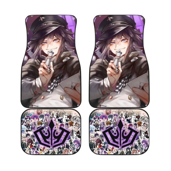 Monokuma Car Floor Mats Danganronpa Anime Car Accessories
