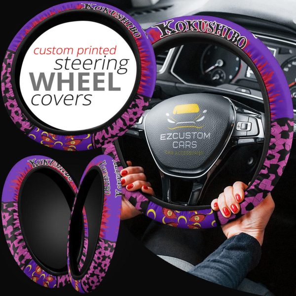 kokushibo anime steering wheel cover custom anime demon slayer car accessories yx5es