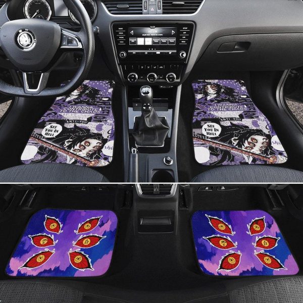 Kokushibo Car Floor Mats Demon Slayer Car Floor Mats 2 kokushibo car floor mats demon slayer car floor mats qjvh6