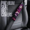 Kokushibo Demon Slayer Seat Belt Covers Custom Anime Car Accessories