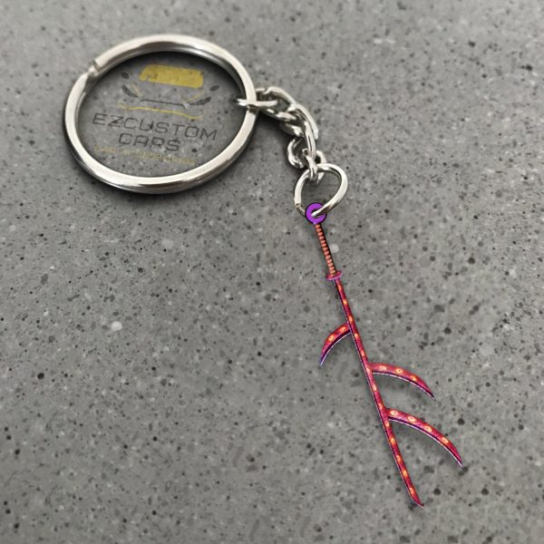 Tomioka Giyuu Car Accessories Custom Anime Demon Slayer Sword Keychains