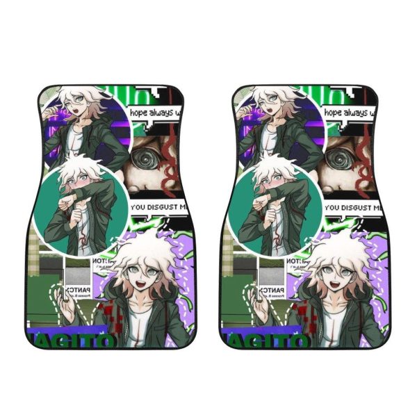 komaeda nagito car floor mats danganronpa anime car accessories w2i3r