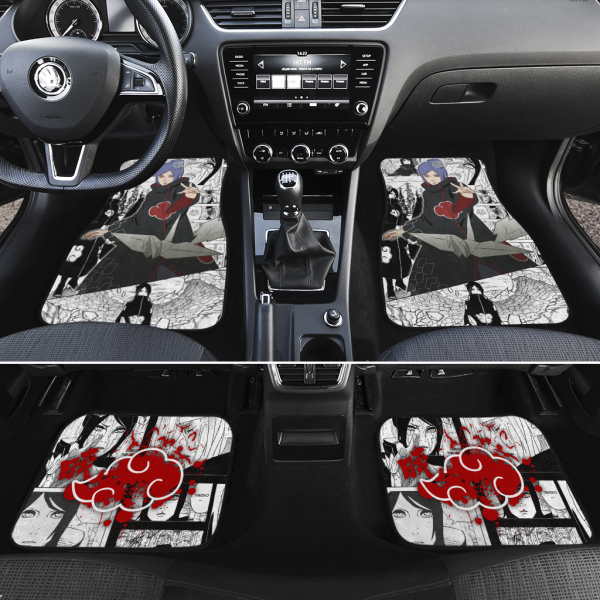 konan akatsuki car floor mats naruto shippuden manga mix anime ahtom