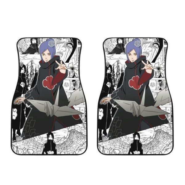 konan akatsuki car floor mats naruto shippuden manga mix anime diuhx