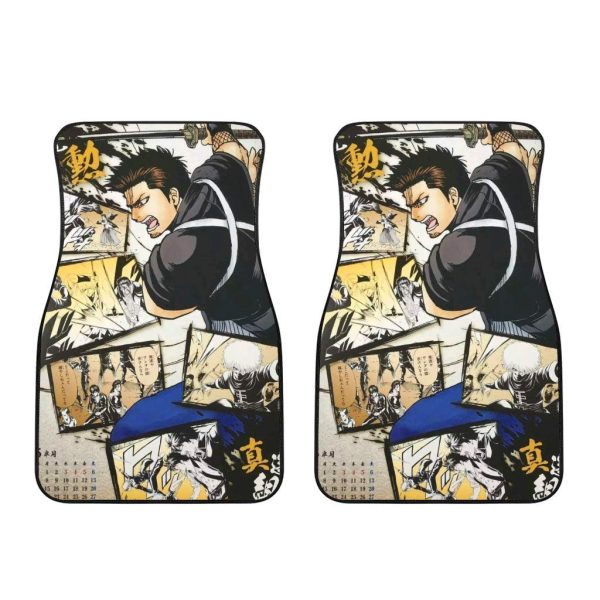 kondou isao gintama car floor mats anime car accessories mixed manga style i6qco