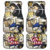 Kondou Isao Gintama Car Floor Mats Anime Car Accessories Mixed Manga Style