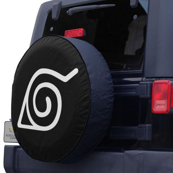 konoha leaf village symbols spare tire cover custom naruto anime car accessories 4buxm