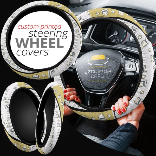 kotaro bokuto anime steering wheel cover custom haikyuu anime car accessories 1e9ae
