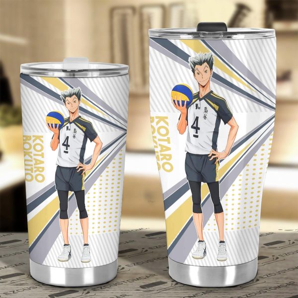 kotaro bokuto car tumbler cup custom haikyuu anime car accessories pjbiv