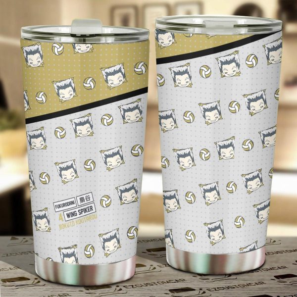 Kotaro Bokuto Car Tumbler Cup Custom Haikyuu Anime Car Accessories