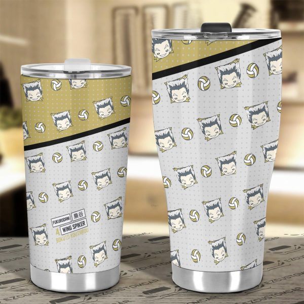 kotaro bokuto stainless steel tumbler custom haikyuu anime car accessories wf5ju