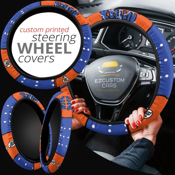 krillin anime steering wheel cover custom dragon ball anime car accessories pcalc