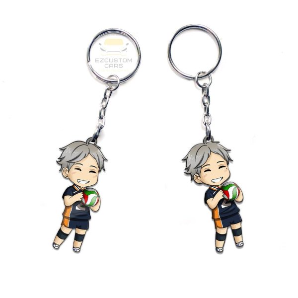 kshi sugawara karasuno high keychains custom haikyuu car accessories vyifi