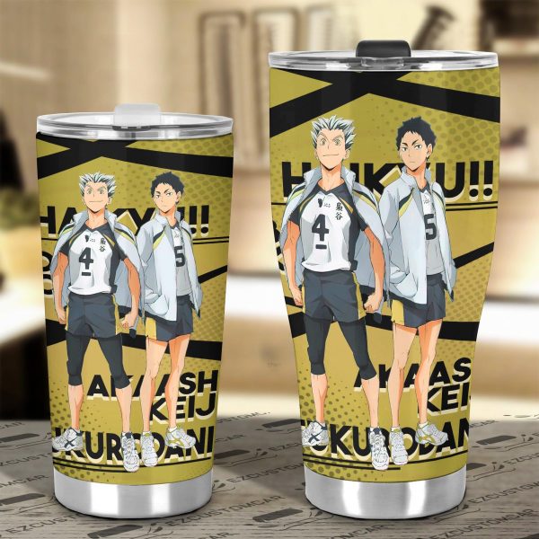 ktar bokuto and keiji akaashi car tumbler cup custom haikyuu anime car accessories kgt6l