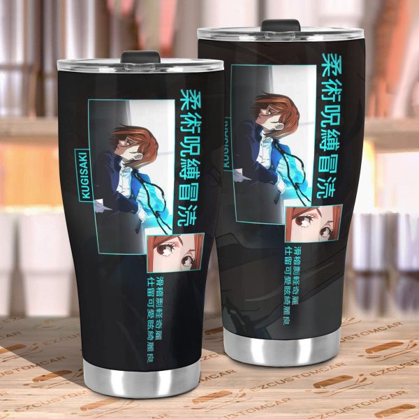 kugisaki custom jujutsu kaisen anime car tumblers cup car accessories uokp2