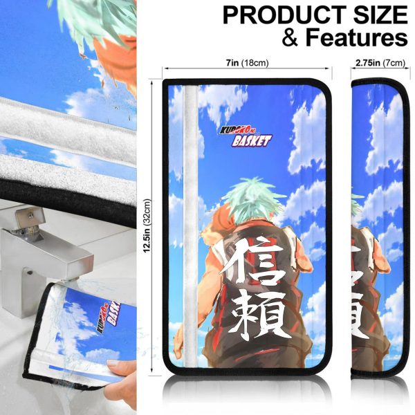 kuroko tetsuya seat belt covers custom kuroko anime car accessories tnqzb
