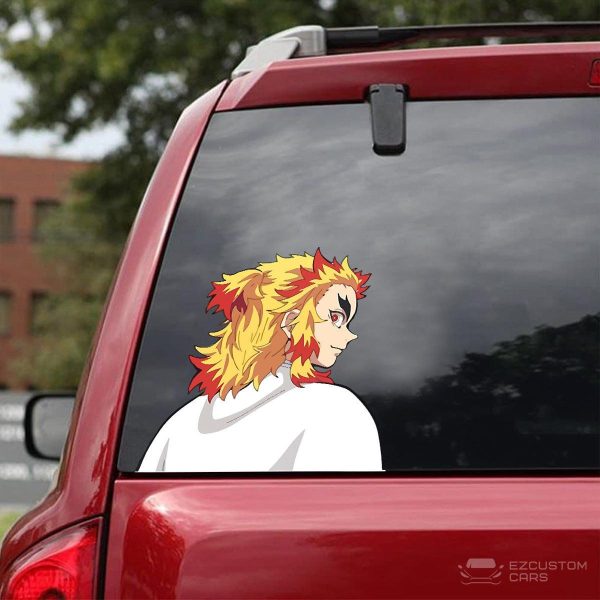 kyojuro rengoku demon slayer anime peeker stickers uud8j