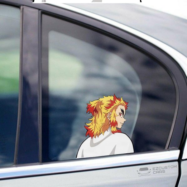 Kyojuro Rengoku Demon Slayer Anime Peeker Stickers