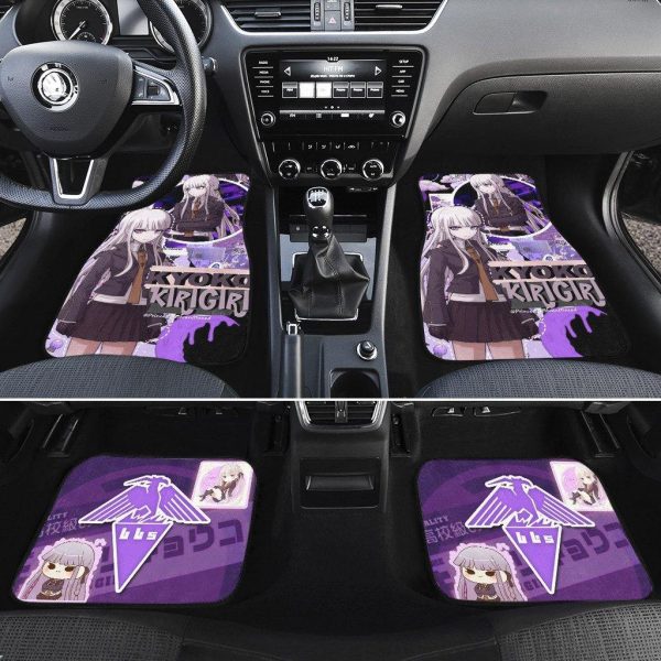 kyoko kirigiri car floor mats danganronpa anime car accessories yoyux