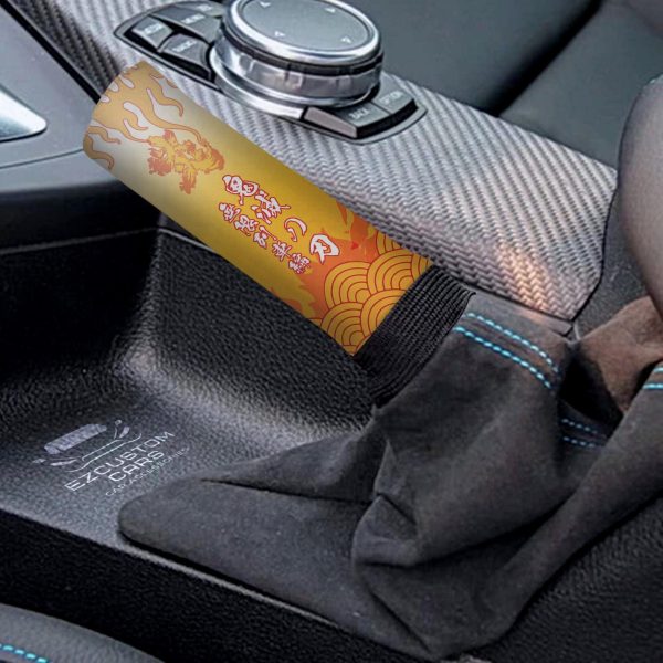 kyoujurou rengoku car shift knobs covers set custom demon slayer car accessories e357y