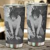 L Lawliet Car Tumbler Cup Cutsom Death Note Black White Anime Car Accessories