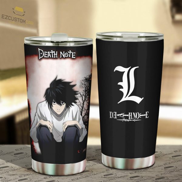 l lawliet tumbler personalized death note custom travel tumblers pmg22