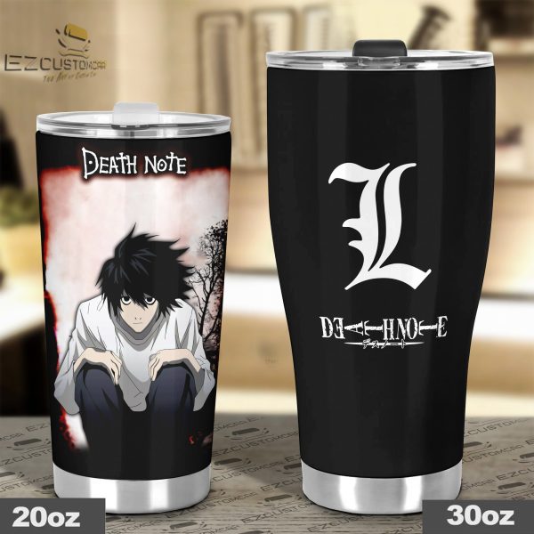 l lawliet tumbler personalized death note custom travel tumblers qjish