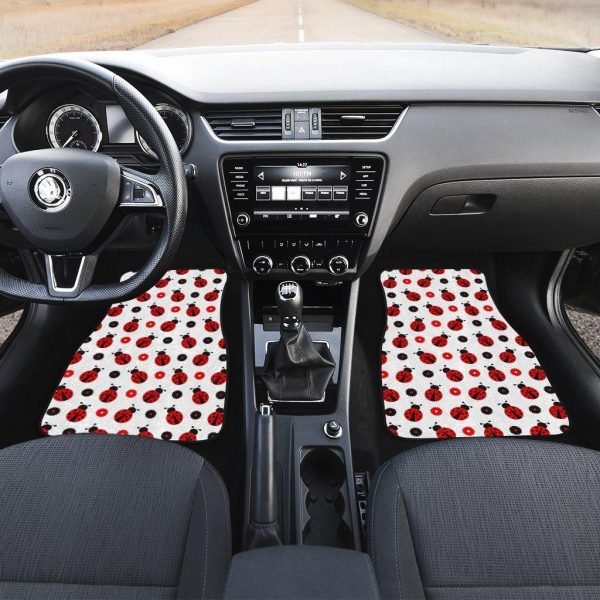 Ladybug Pattern Car Floor Mats