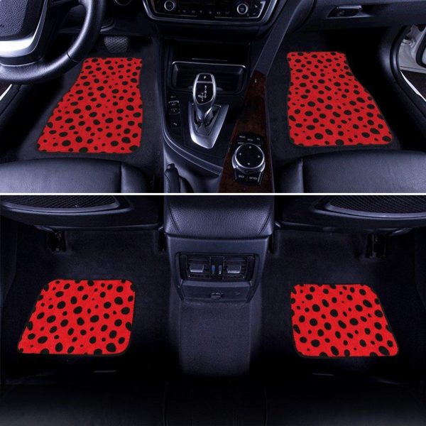 ladybug pattern car floor mats p0a3g