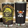 Law Art Stainless Steel Tumbler One Piece Anime Car Accessories