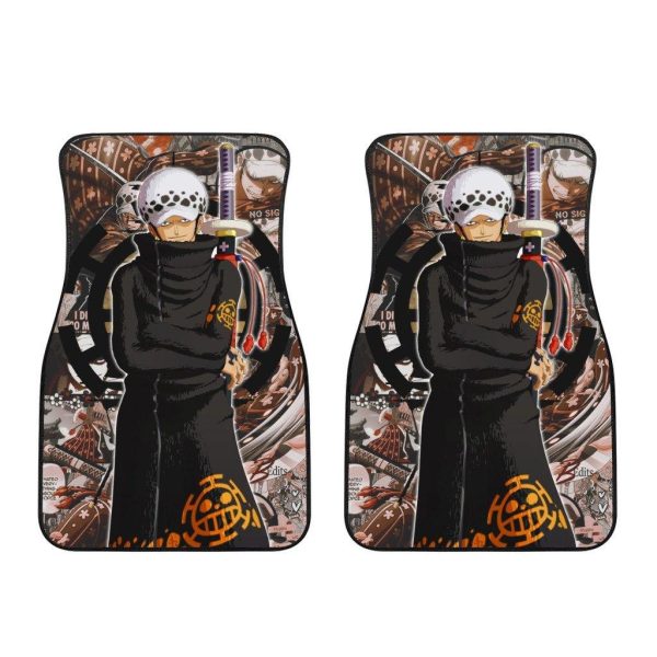 law car floor mats one piece anime car accessories mdt1k