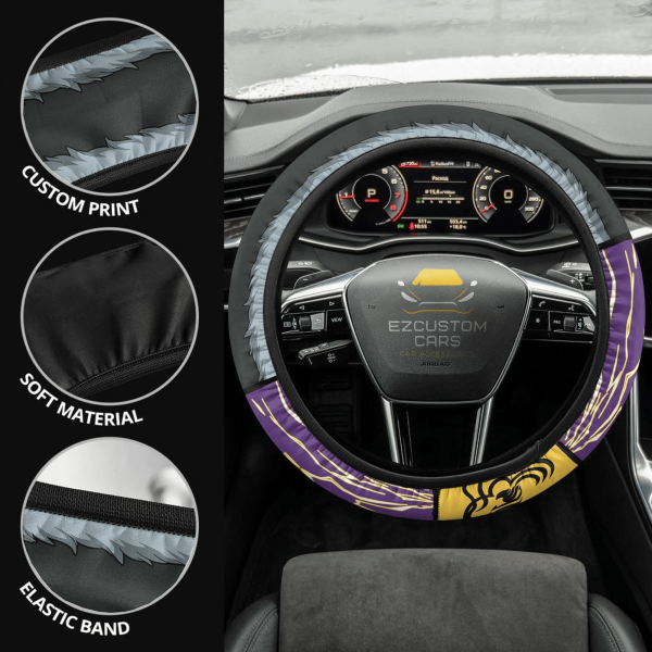 laxus dreyar fairy tail anime steering wheel cover aewis