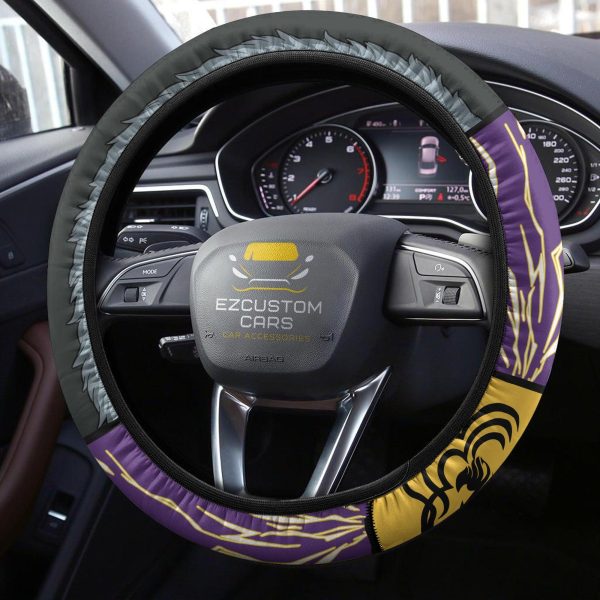 laxus dreyar fairy tail anime steering wheel cover aqi6f