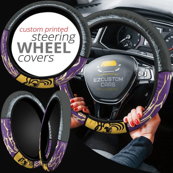 laxus dreyar fairy tail anime steering wheel cover oejld