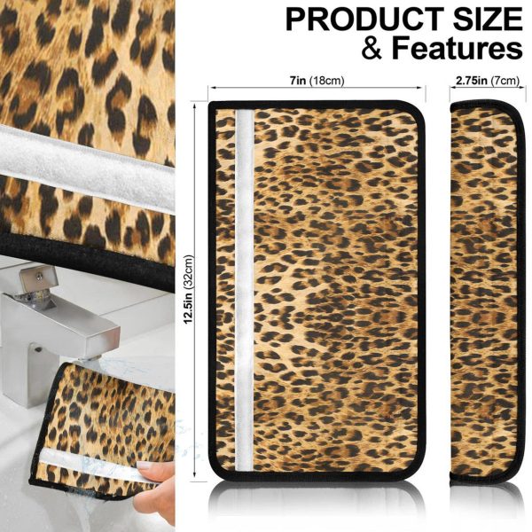 leopard s kin seat belt covers custom animal car accessories fxyzr