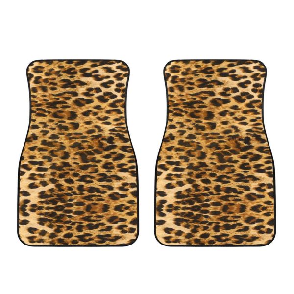 Leopard Skin Car Floor Mats Custom Animal Car Accessories