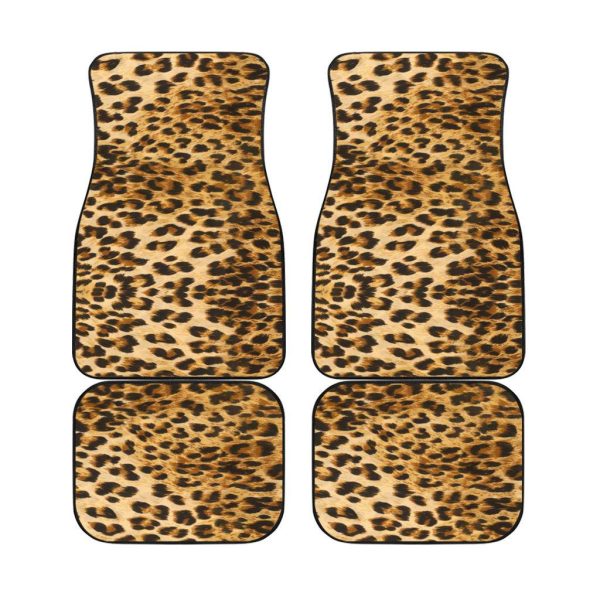 Exotic Leopard Big Cat Car Floor Mats