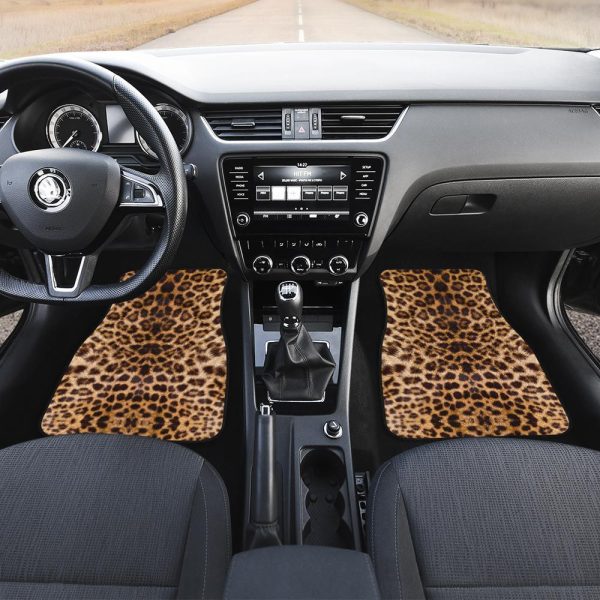 Zebra Skin Pattern Car Floor Mats