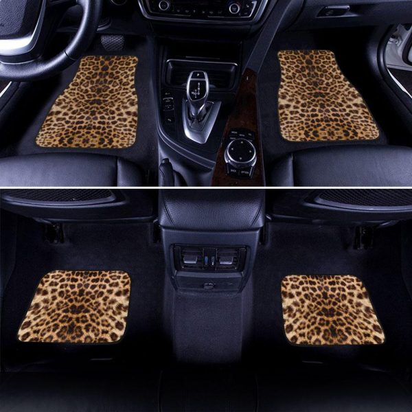 leopard skin pattern car floor mats zmb3j