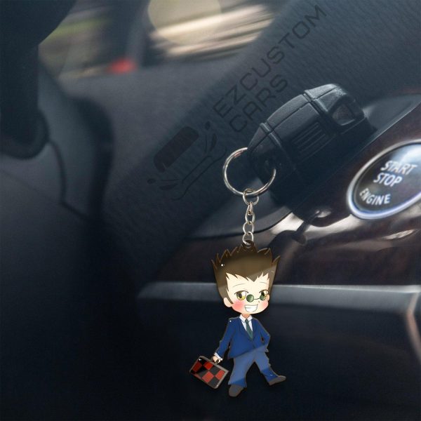 leorio keychains custom hunter x hunter car accessories rwbwm