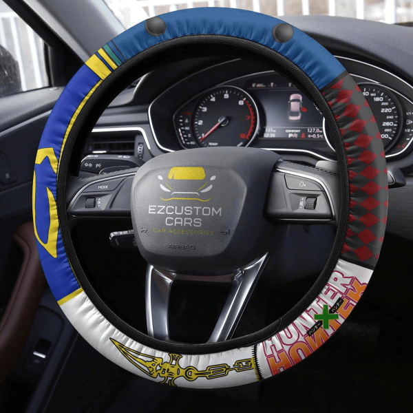 leorio x kurapika anime steering wheel cover custom hunter x hunter anime car accessories mepc5