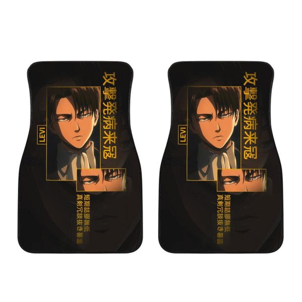 levi attack on titan car floor mats 8wd11