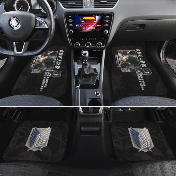 levi attack on titan car floor mats kbxsv