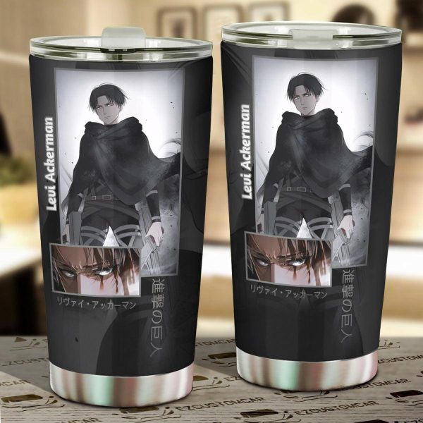 Levi  Car Tumbler Cup Attack on Titan